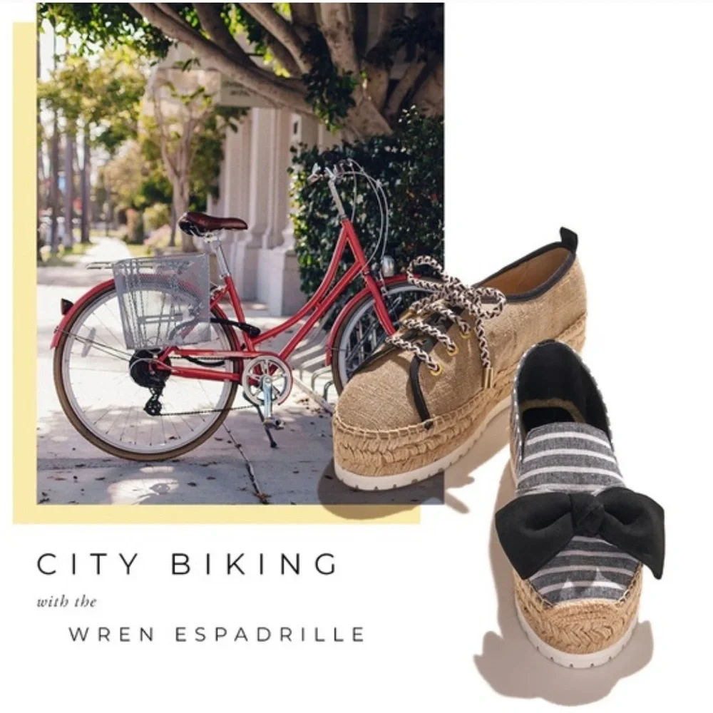 Botkier Women's Wren Oxford Espadrille Canvas Beige Espadrille Sneakers Size 7M